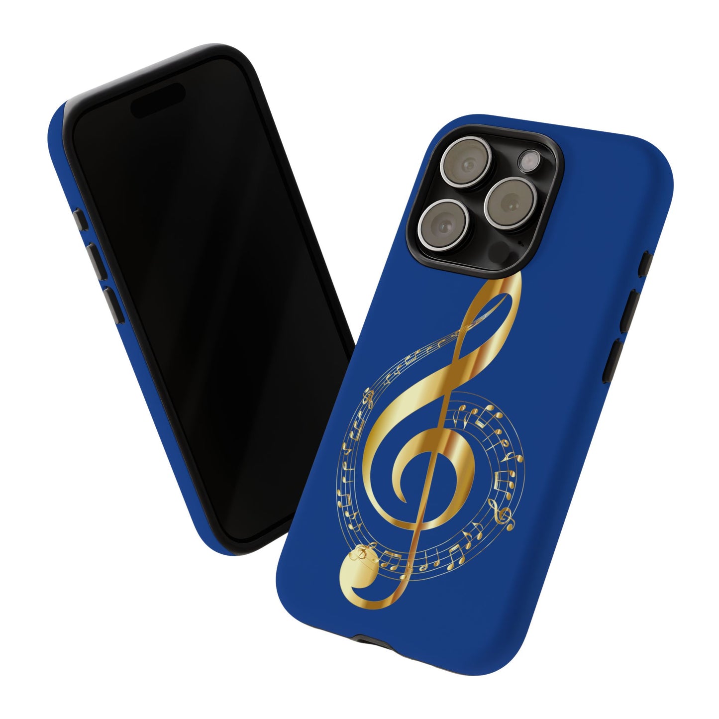 Tough Cases Blue and Gold Musical Note