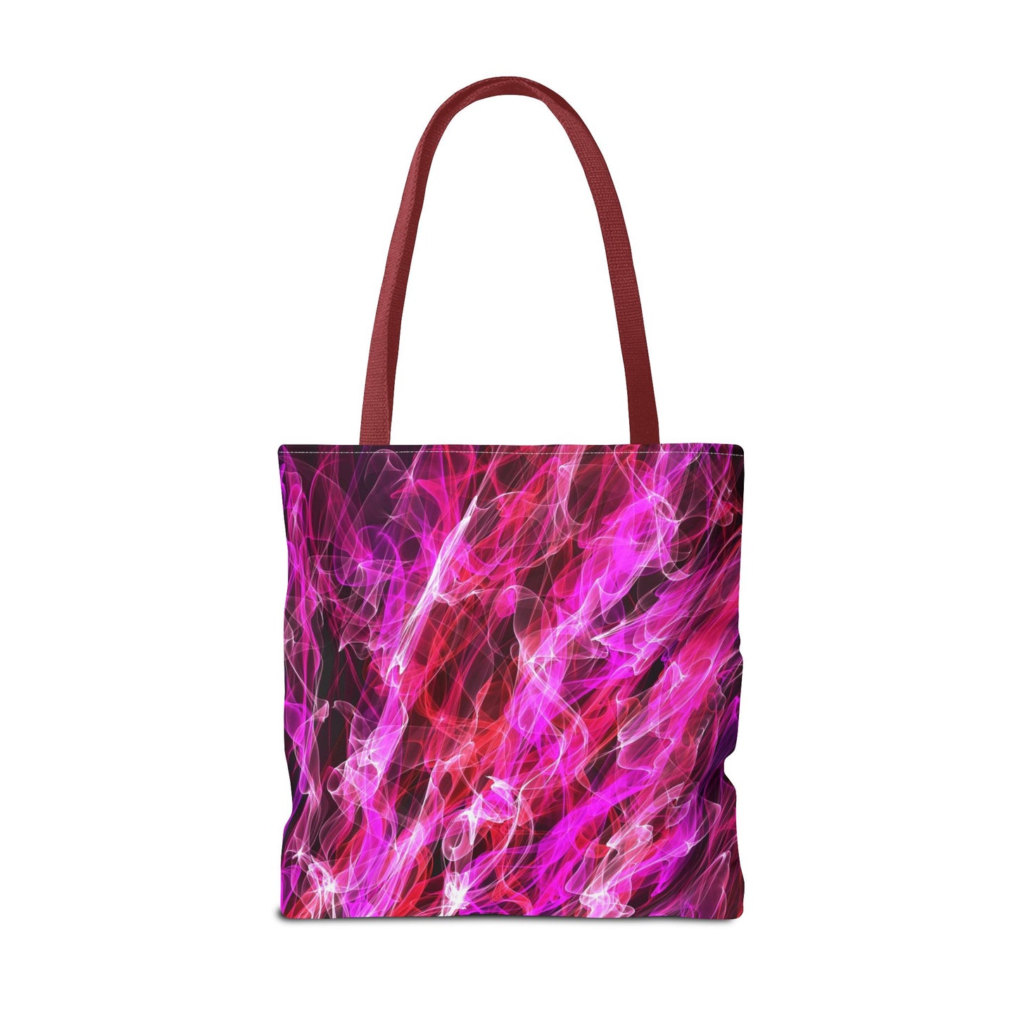 Vibrant Abstract Tote Bag, Colorful Shopping Bag