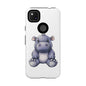 Cute Hippo Phone Case, Unique Tough Cases, Animal Lover Gift, Cute Animal Design, Baby Animal Phone Accessory