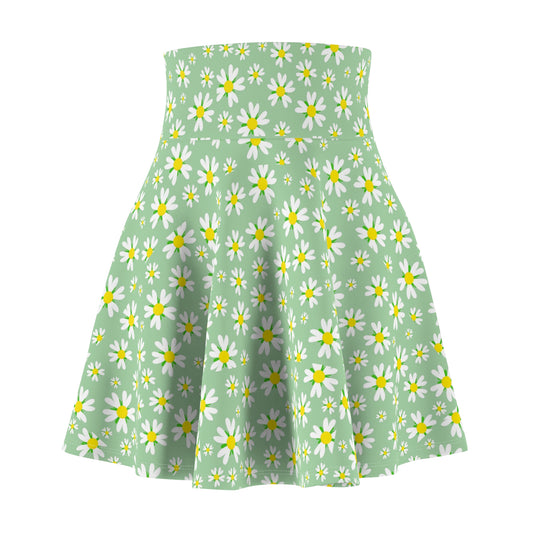 Women's Floral Skater Skirt, Spring Fashion, Boho Style, Summer Dressy, Picnic Outfit, Casual Wear