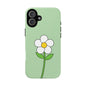 Floral Phone Case - Tough Cases for Nature Lovers, Cute Green Flower Design, iPhone Cover, Gift for Her, Spring Accessories
