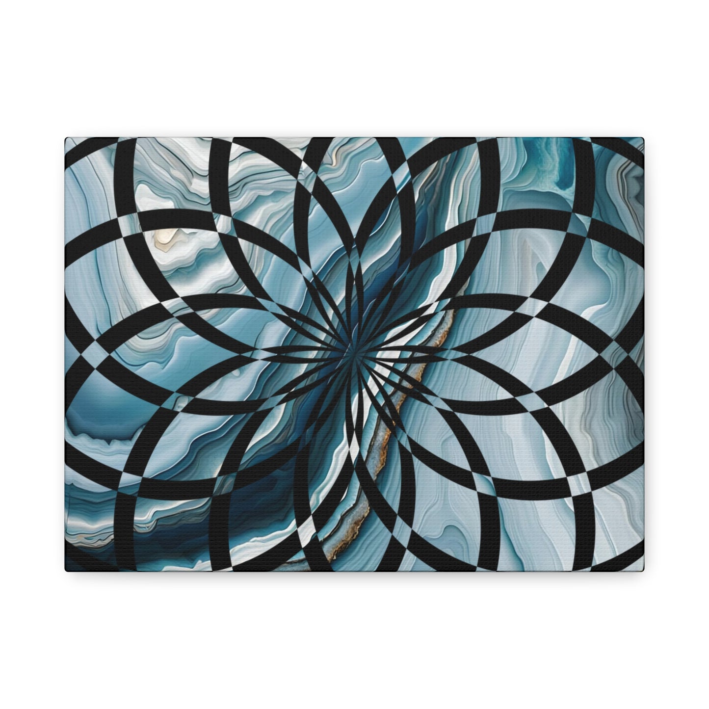 Abstract Geometric Art Canvas Print, Modern Wall