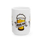 Beer Day Ceramic Mug - Fun Gift for Beer Lovers, Drinking Parties, Home Bar Decor, Father's Day, Birthday, Celebration