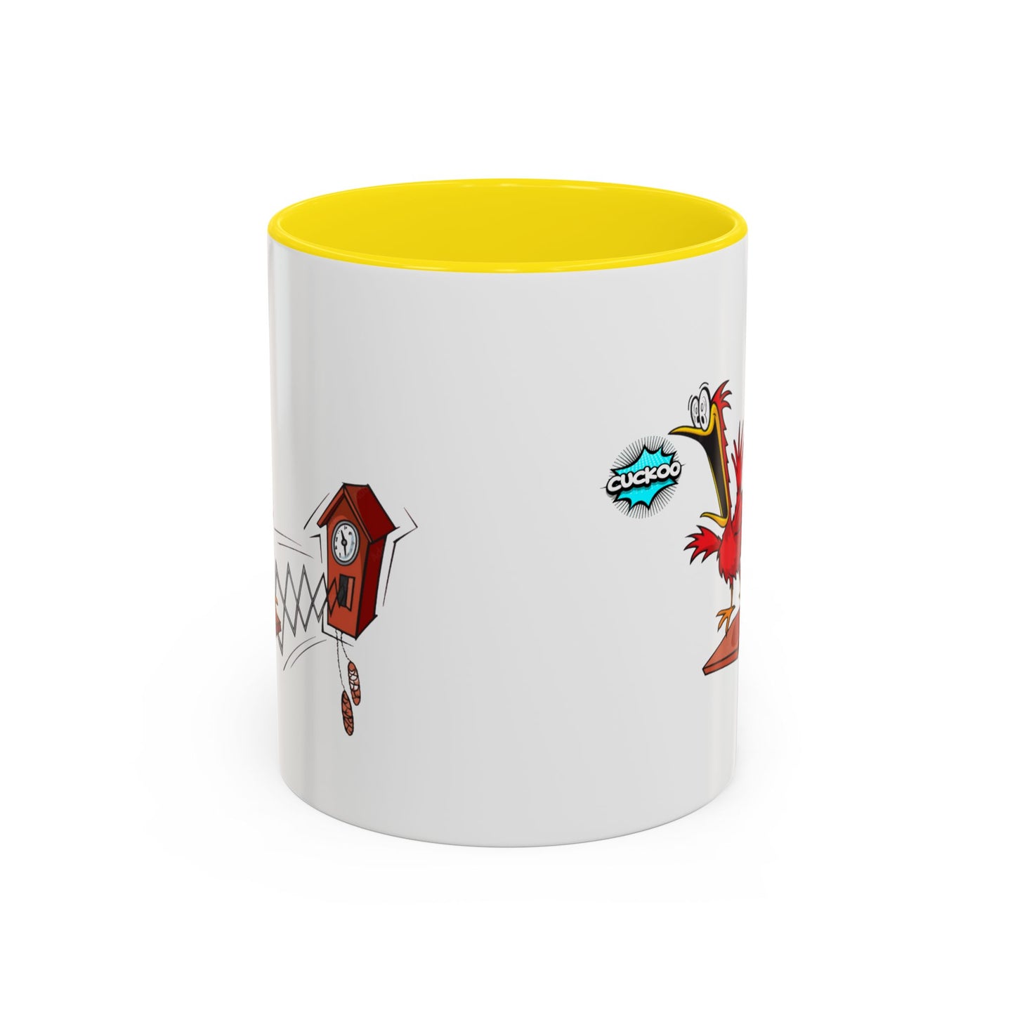 Whimsical Cuckoo Coffee Mug, Fun Gift for Bird Lovers