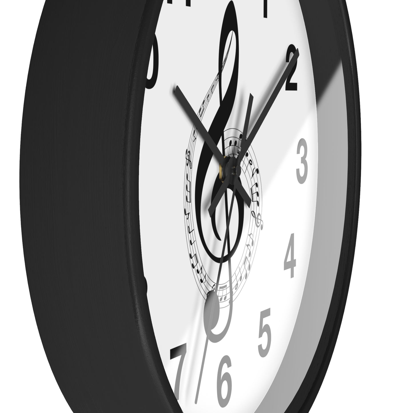 Musical Notes Wall Clock - Perfect for Music Lovers, Home Decor