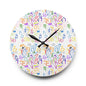 Colorful Abstract Acrylic Wall Clock, Modern Home Décor, Unique Gift, Vibrant Wall Art, Playful Timepiece, Artistic Clock