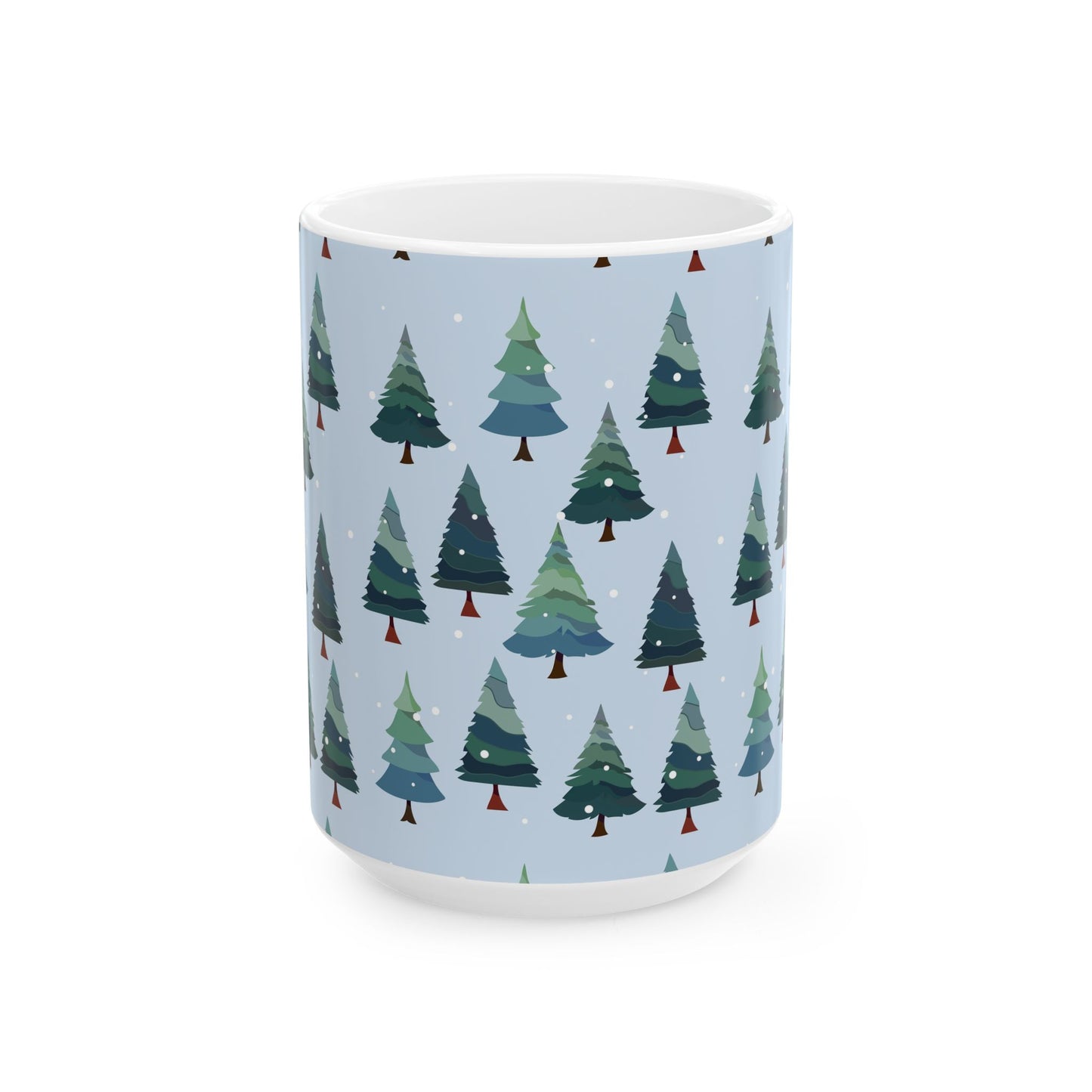 Winter Wonderland Ceramic Mug | Cozy Coffee Cup for Holiday Cheer, Christmas Gift, Nature Lover, Tea Mug, Seasonal Decor