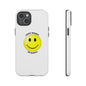 Happy Face Phone Case, Tough Cases, Don’t Worry, Be Happy, Cute Gift for Friends, Positive Vibes, Fun Mobile Accessories