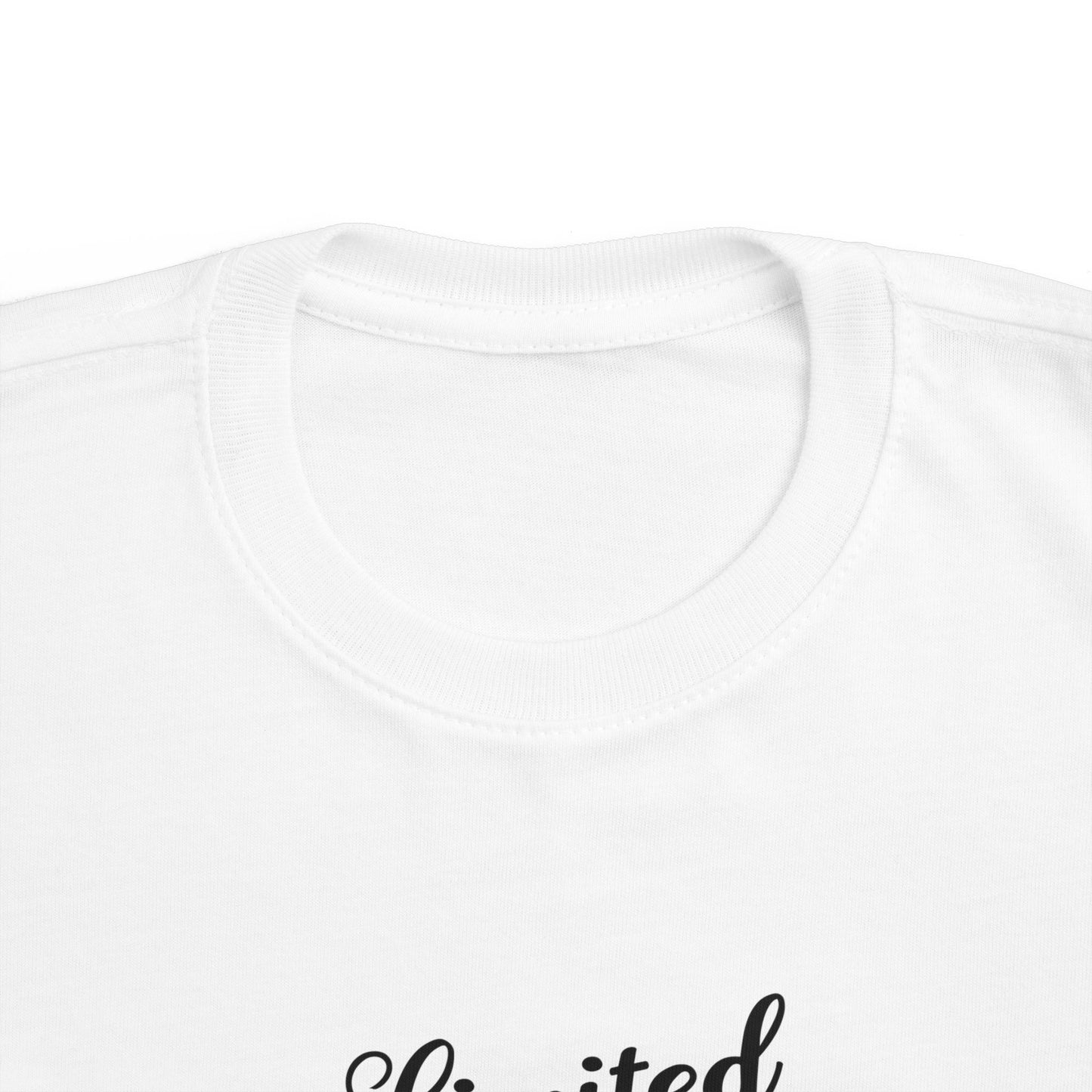 Limited Edition Toddler Tee, Cute Kids Shirt, Children's Fashion, Baby Gift, Toddler Apparel, Playful Clothing, Special Occasion Wear