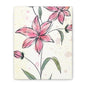 Matte Canvas, Stretched, 1.25" Tulips Pink Flowers