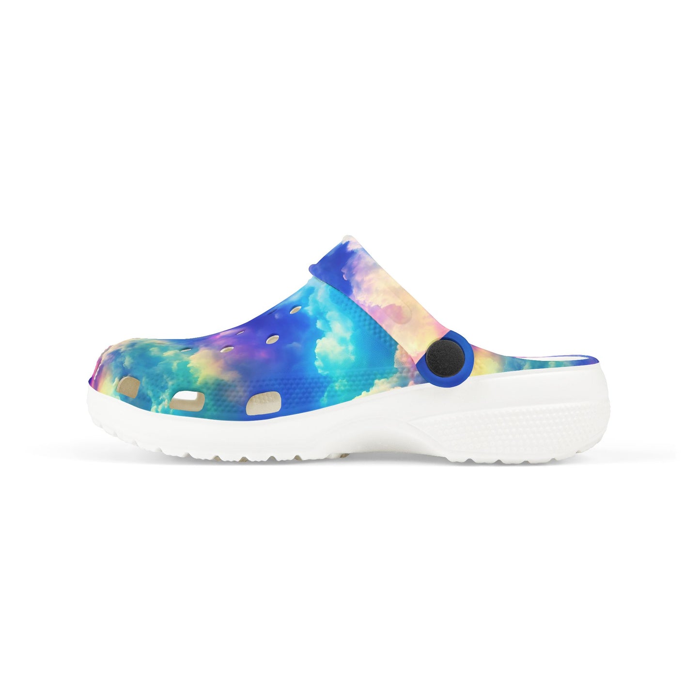 Colorful Kid's EVA Foam Clogs - Tie-Dye Waterproof Slip-Ons for Play, Summer, Parks, Beach, Joyful Footwear