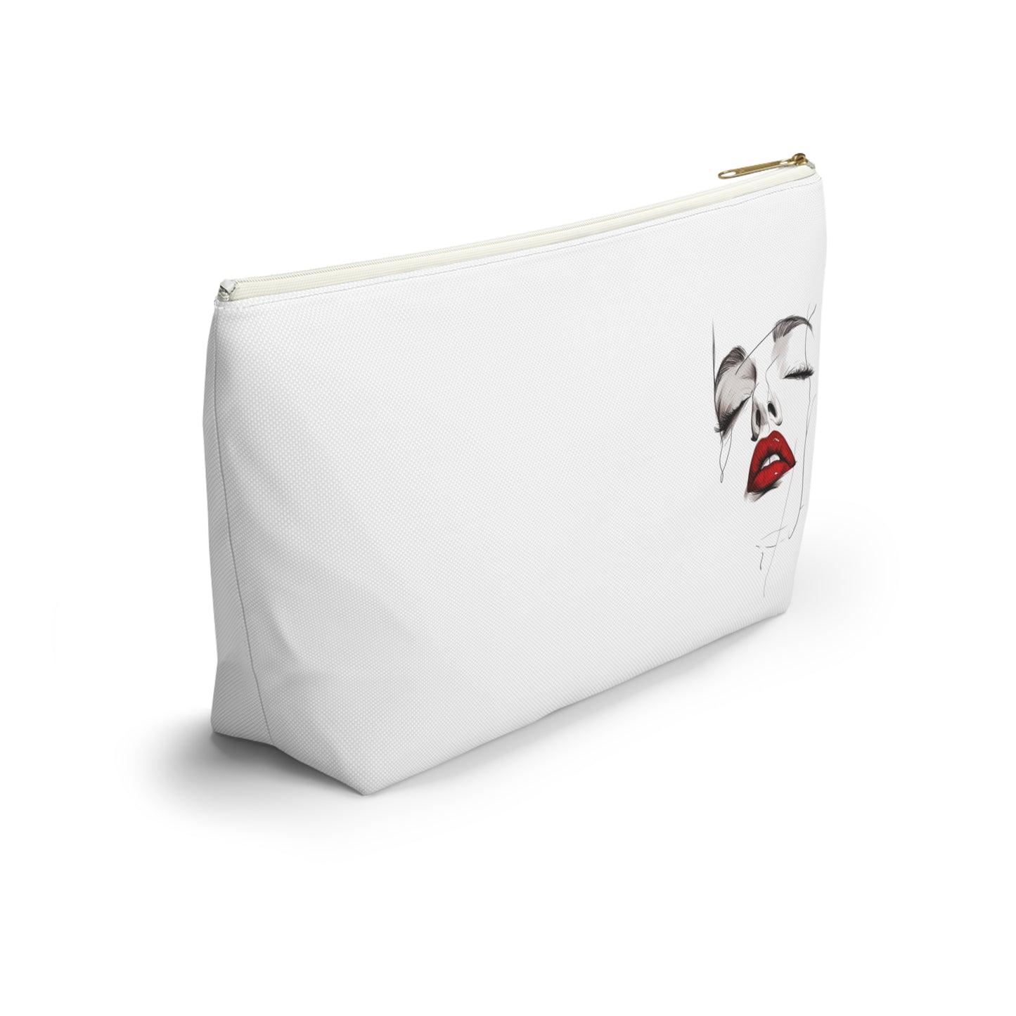 Elegant Makeup Accessory Pouch, Beauty Organizer Pouch, Cosmetic Bag, Gift for Her, Stylish Travel Pouch, Fashionable Storage