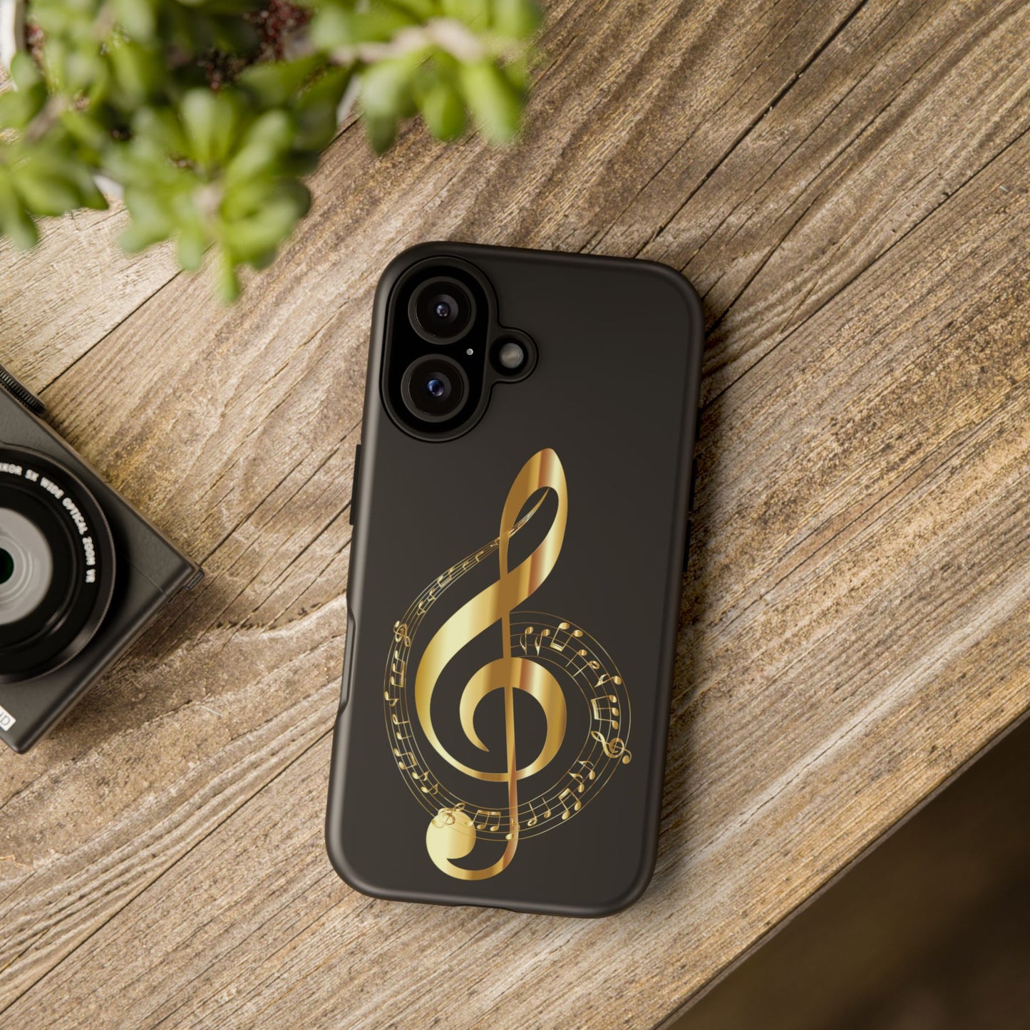 Tough Cases black gold musical Note