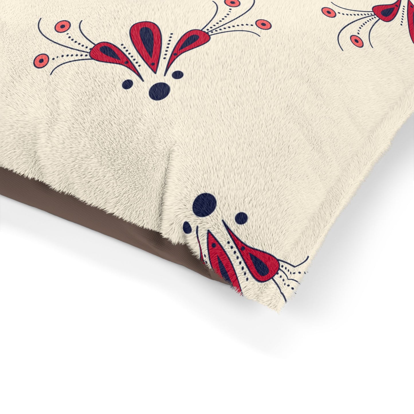 Cozy Floral Pet Bed, Stylish Dog Bed, Cat Bed, Soft Pet Cushion, Decorative Pet Decor