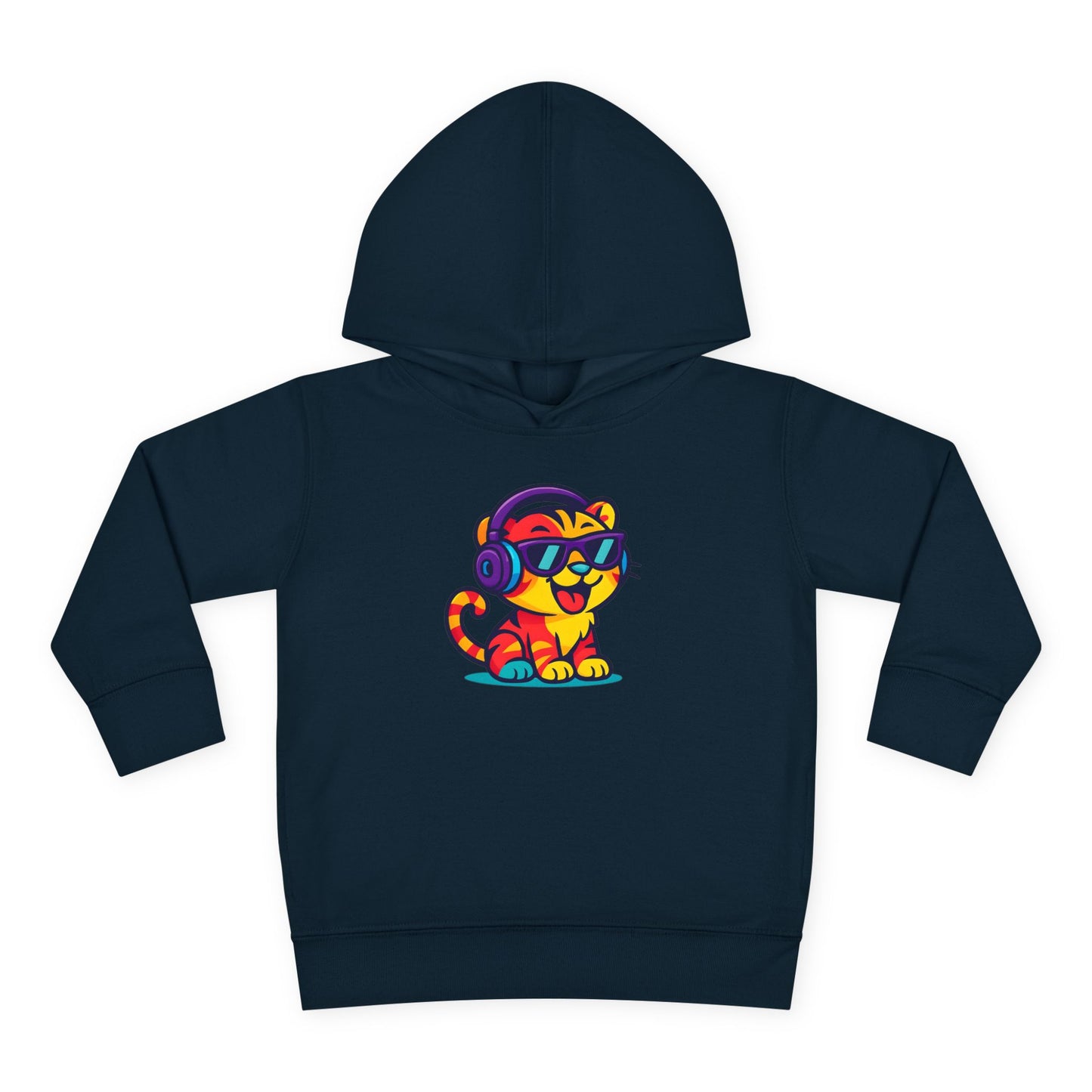 Colorful Tiger Hoodie for Toddlers | Fun Pullover for Kids, Cute Toddler Apparel, Kids' Gift, Birthday Present, Playtime Wear