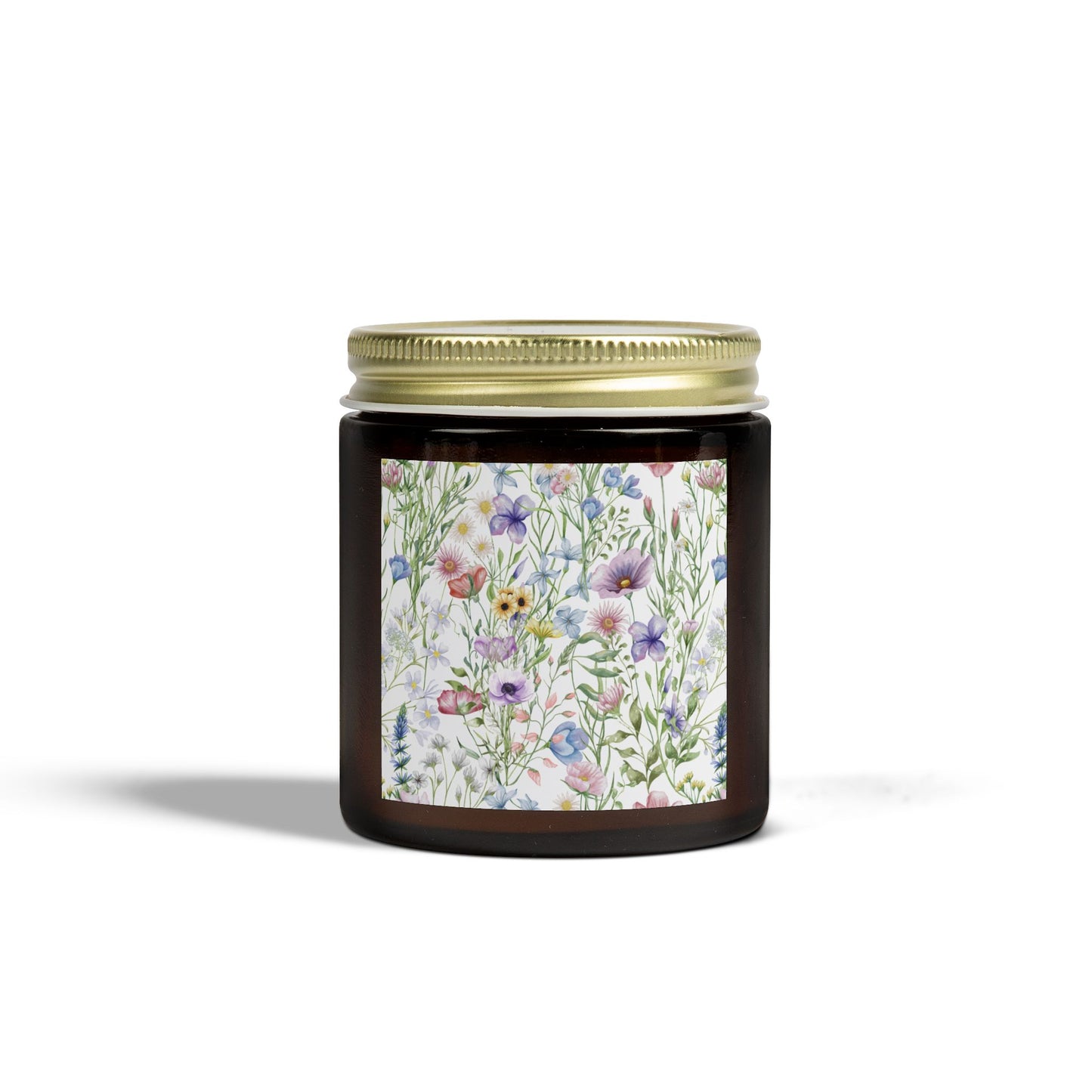 Scented Candles, Coconut Apricot Wax (4oz, 9oz) - Wildflowers