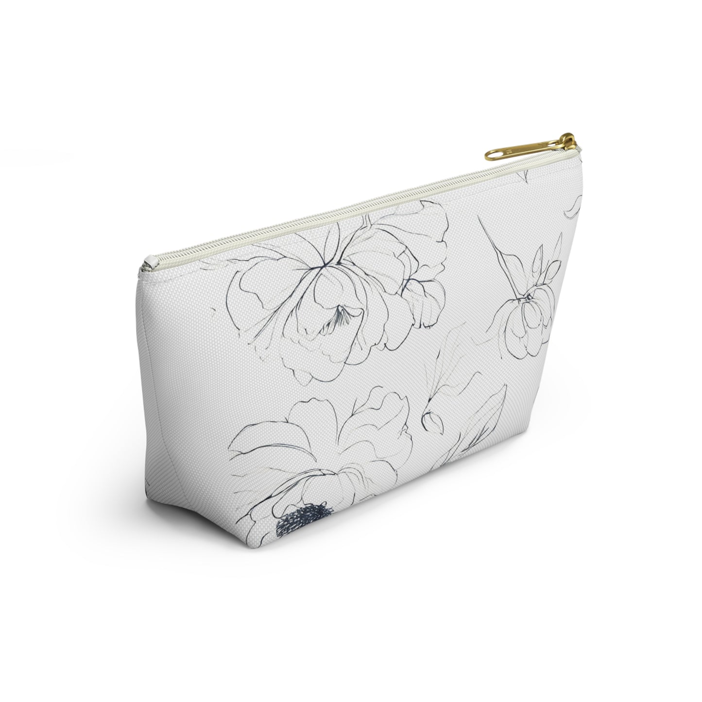 Floral Accessory Pouch, Makeup Bag, Cosmetic Case, Gift for Her, Travel