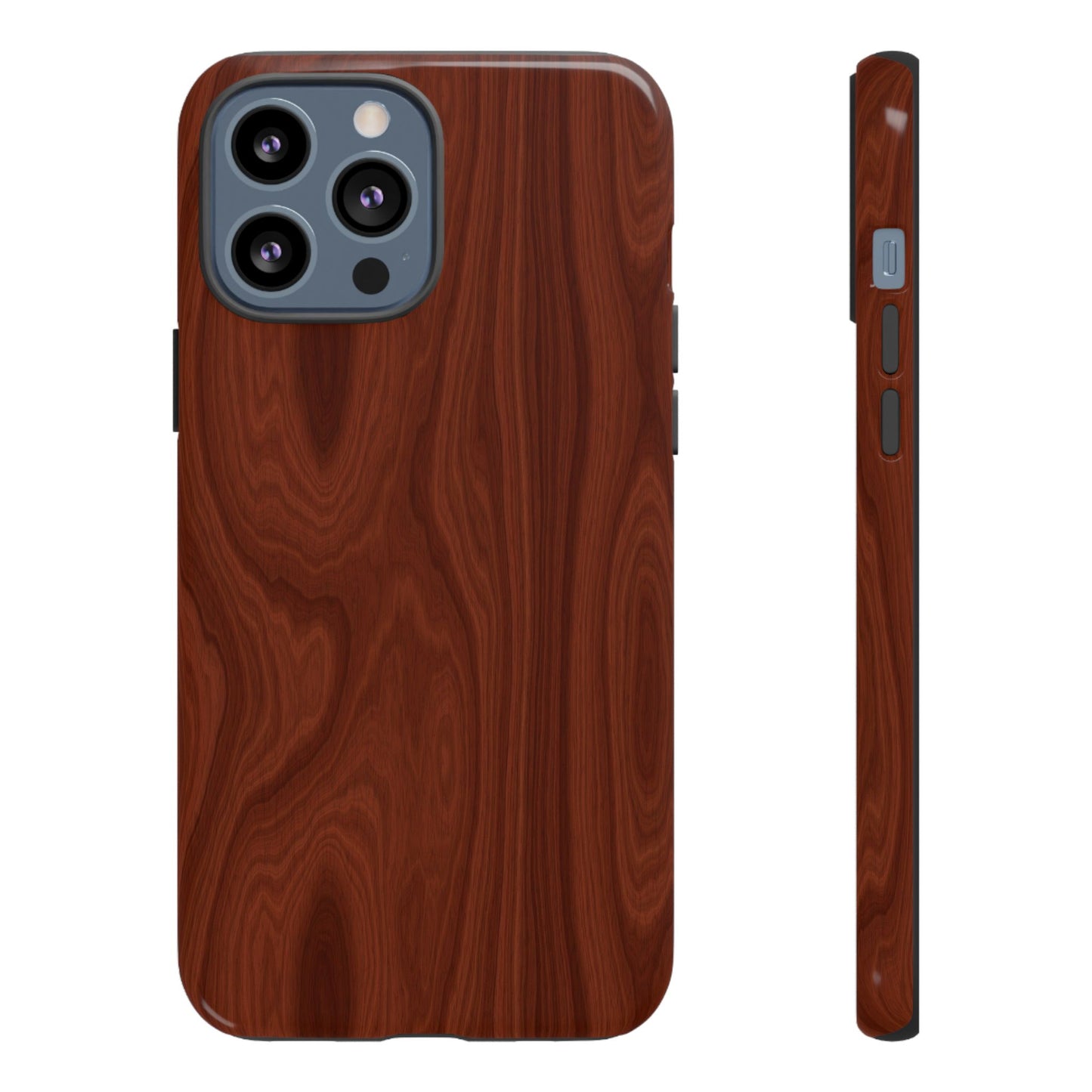 Wood Grain Phone Case, Stylish Tough Cases, Nature-Inspired Protective Cover, Unique Gifts for Him and Her, Eco-Friendly Tech Accessory