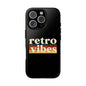Retro Vibes Phone Case, Tough Phone Cover, Vintage Style Case, Gift for Music Lovers, Retro Aesthetic Accessory