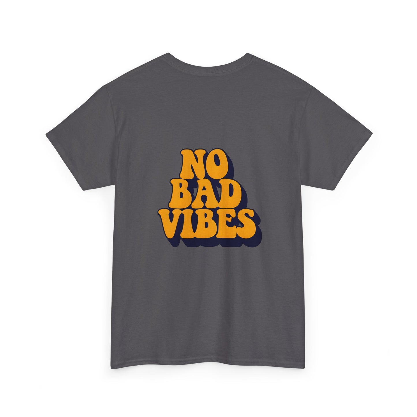 Good Vibes Only Unisex Heavy Cotton Tee, Casual Tee, Positive Message Shirt, Summer Fashion, Gift for Friends, Outdoor Wear