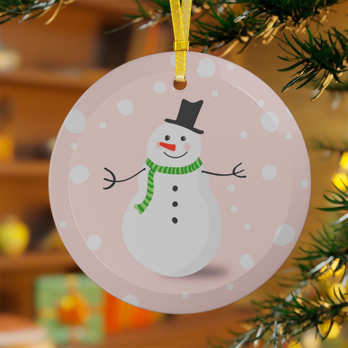 Festive Snowman Glass Ornaments for Holiday Decor, Christmas Tree Decorations, Winter Celebrations, Gifts for Family, Personalized Keepsakes