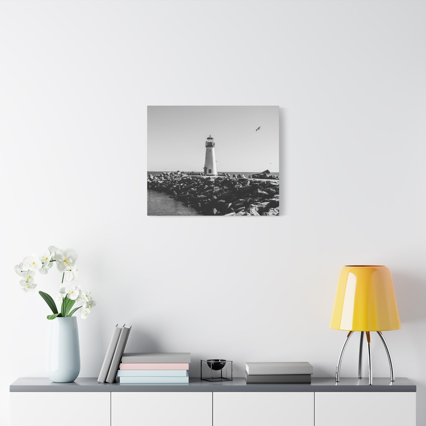 Matte Canvas, Stretched, 1.25" - Lighthouse