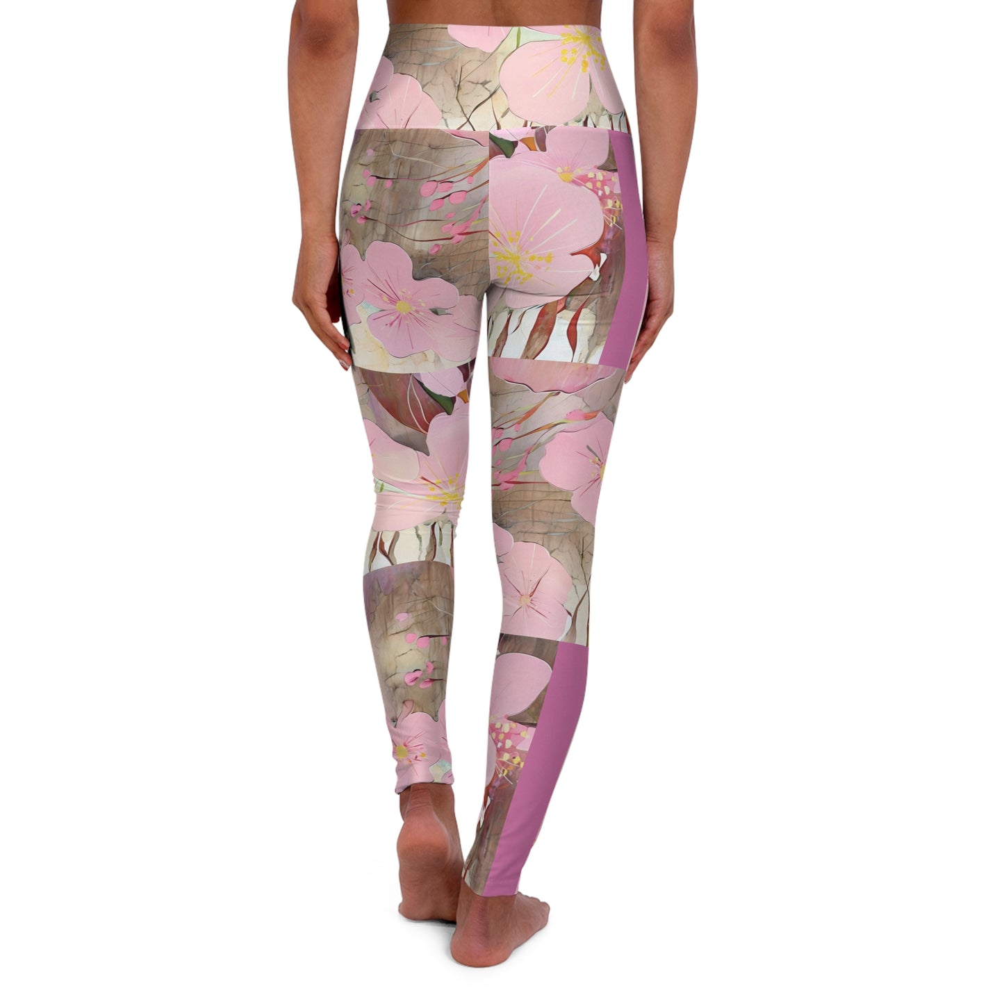Floral High Waisted Yoga Leggings Perfect for Workouts