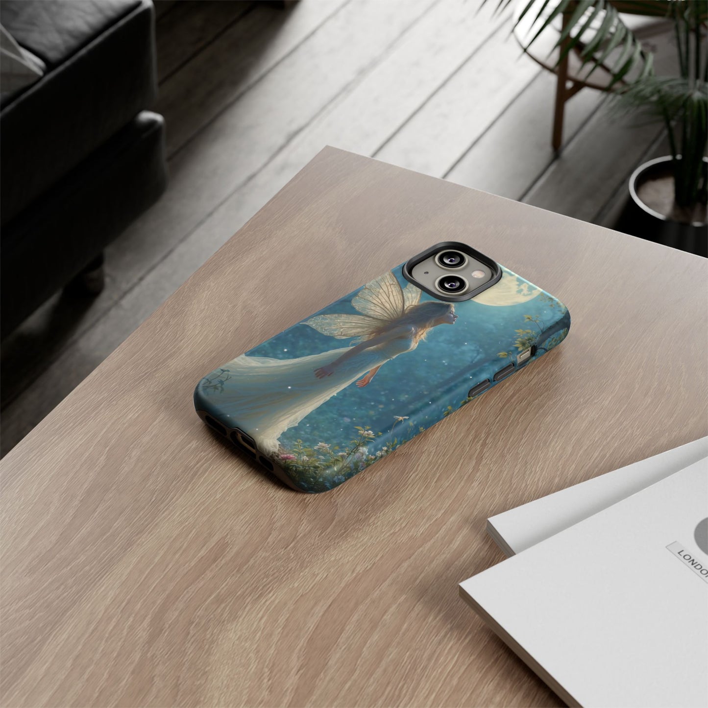 Fairy Moon Phone Case | Tough Cases for Nature Lovers, Fantasy Gift, Boho Phone Accessory, Ethereal Aesthetic, Magical Design