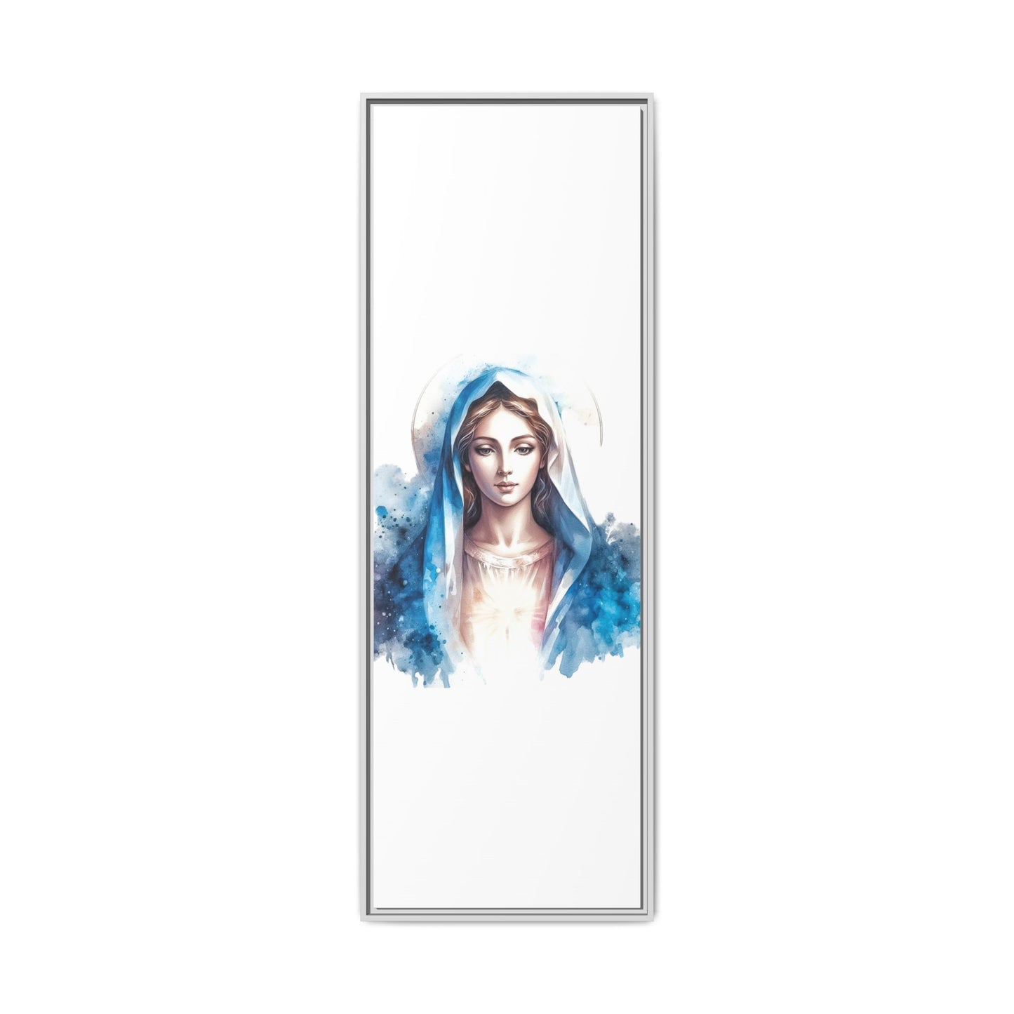 Framed Canvas Art Print, Spiritual Decor, Religious Artwork, Wall Decor, Gift for Faith, Elegant Home Decoration
