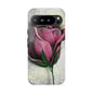 Rose Phone Case – Tough Cases, Floral Phone Cover, Gift for Her, Minimalist Design, Nature Lover's Accessory, Birthday Gift Idea