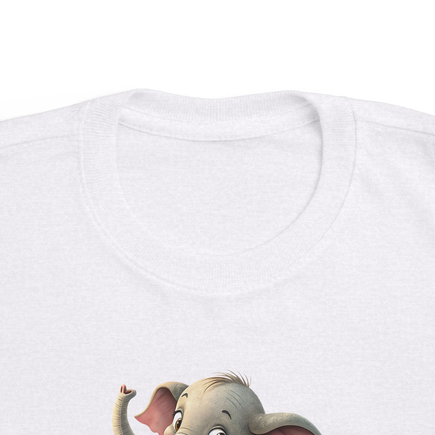 Cute Elephant Toddler Tee, Fun Summer Shirt, Kids Beachwear, Adorable Gift for Ages 2-5, Playful Animal Apparel