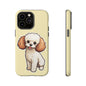Cute Dog Phone Case, Pet Lover Gift, Custom Phone Cover, Cartoon Dog Case, Durable Phone Accessory