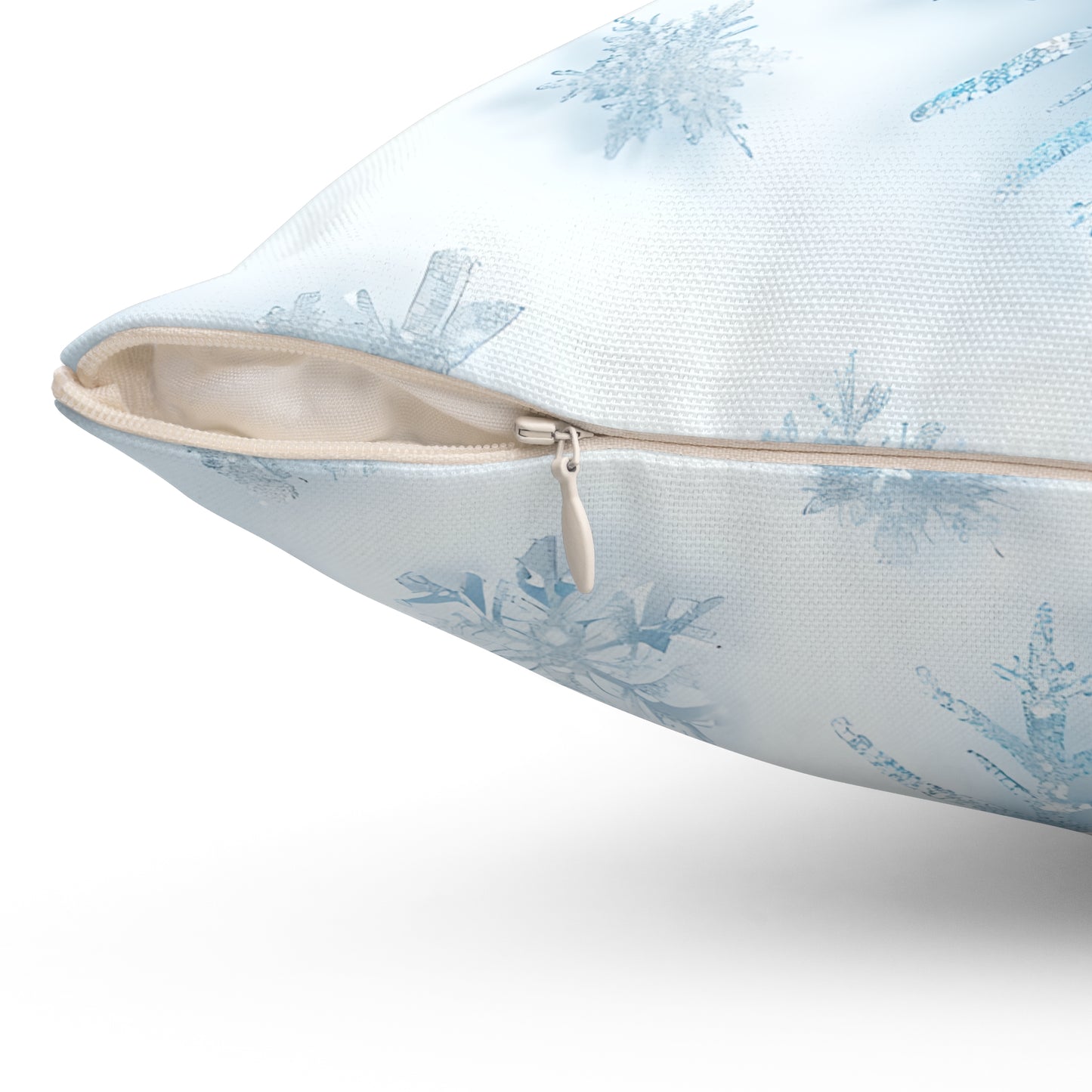 Winter Snowflake Decorative Pillow, Cozy Home Accent, Perfect Holiday Gift, Winter Decor, Snowflake Print Pillow