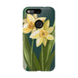 Floral Phone Case - Yellow Daffodil Design, Tough Phone Cover, Spring Decor, Floral Gift, Nature-Inspired Accessories
