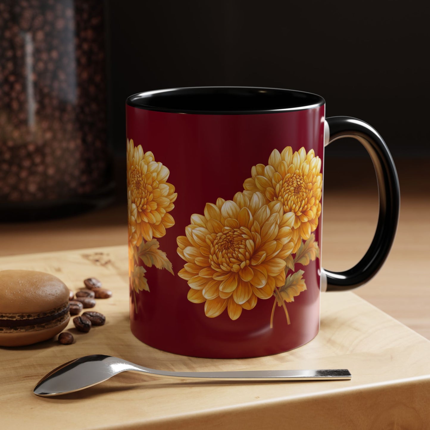 Beautiful Floral Accent Coffee Mug | Perfect Gift for Flower Lovers, Home Decor, Cozy Vibes, Mother’s Day, and Birthdays