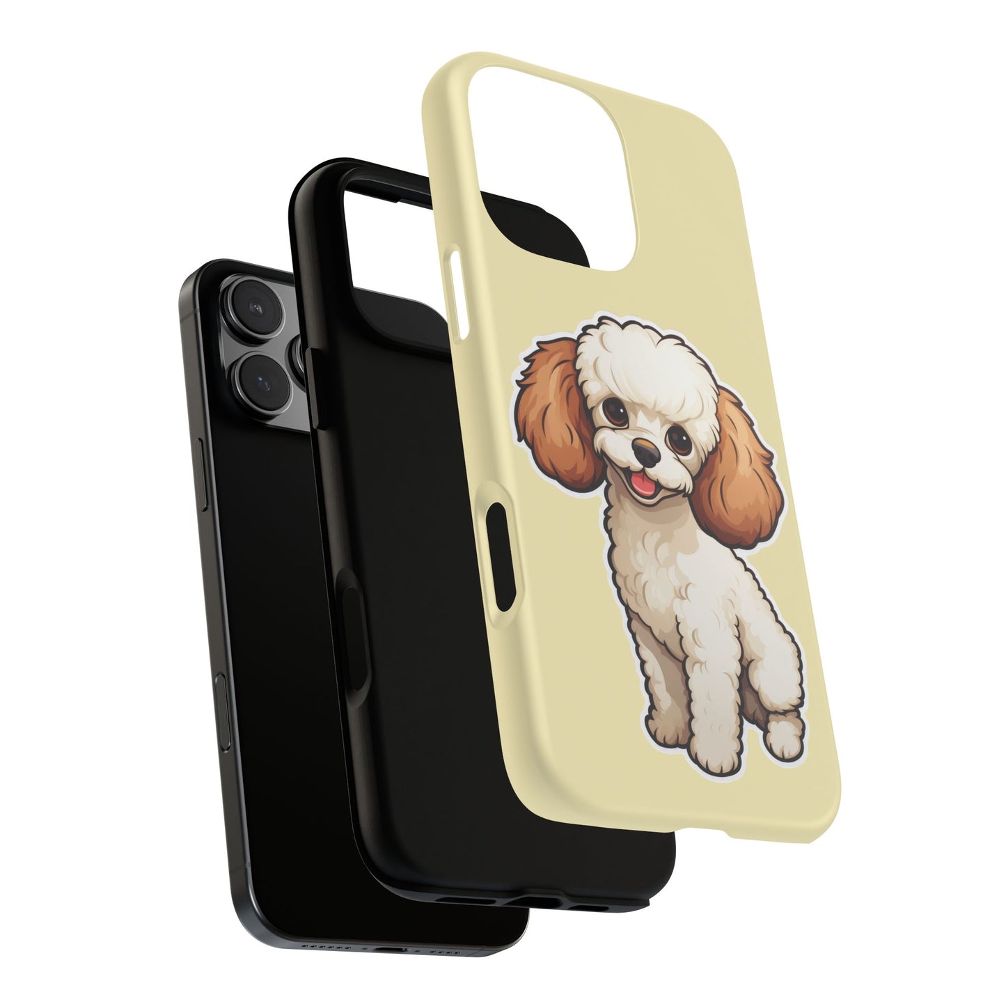 Cute Dog Phone Case, Pet Lover Gift, Custom Phone Cover, Cartoon Dog Case, Durable Phone Accessory