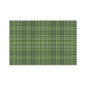 Green Plaid Heavy-Duty Floor Mat — Durable Non-Slip Entry Rug