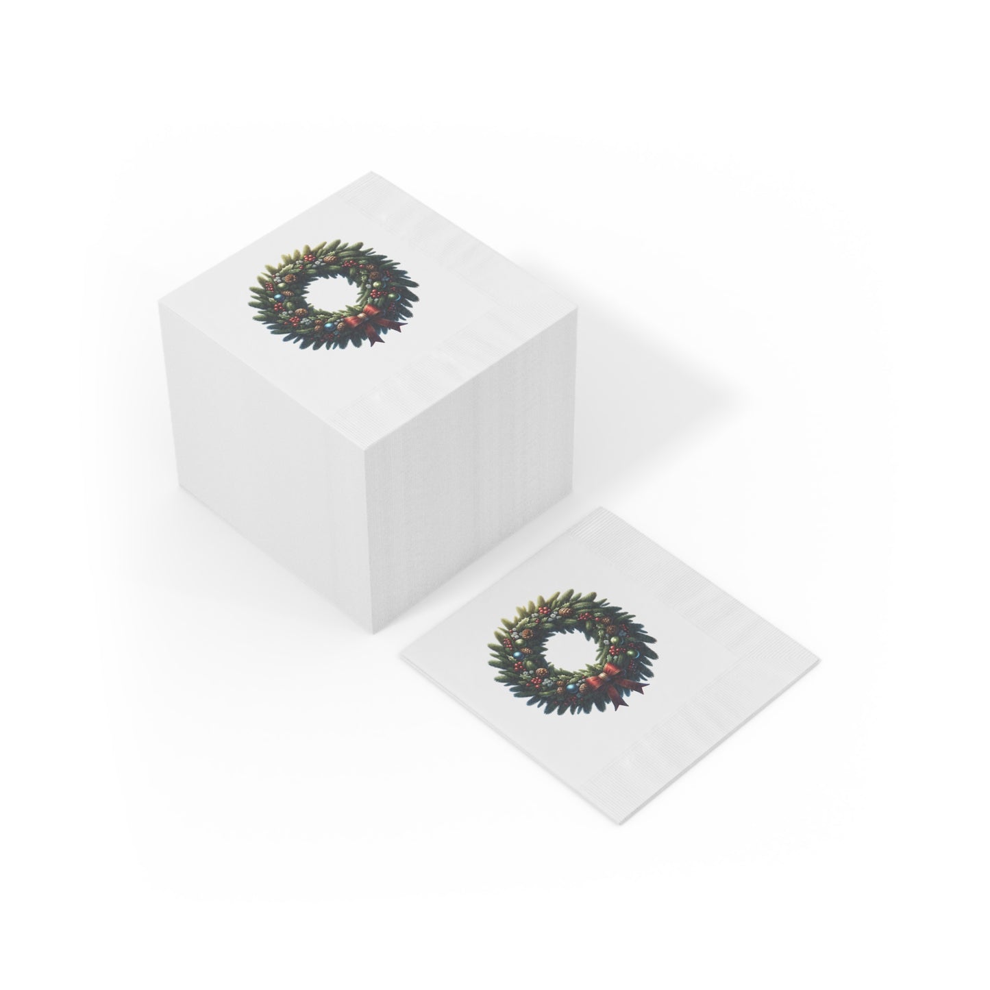 White Coined Napkins