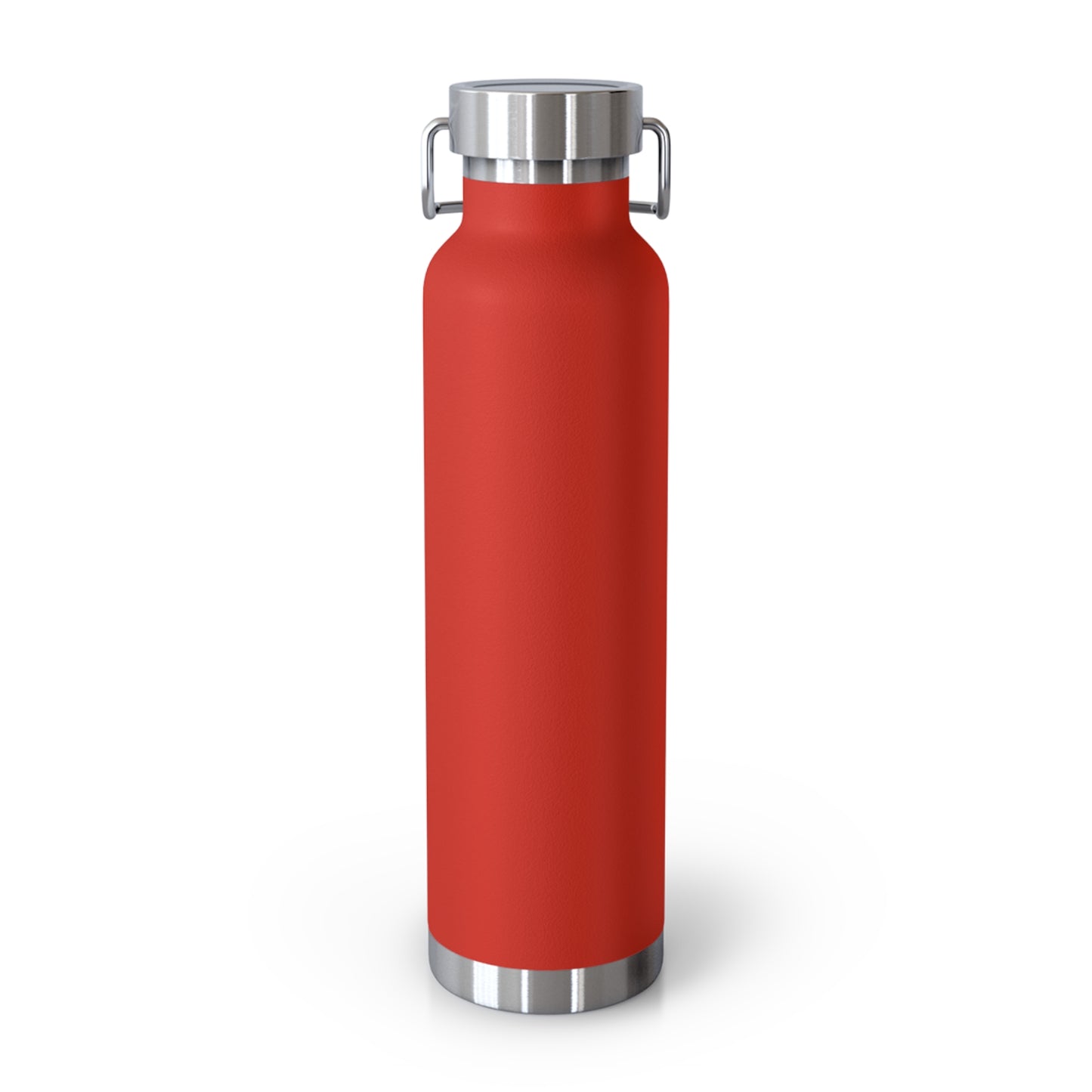 22oz Insulated Water Bottle — Red Musical Notes Stainless Steel Vacuum Bottle