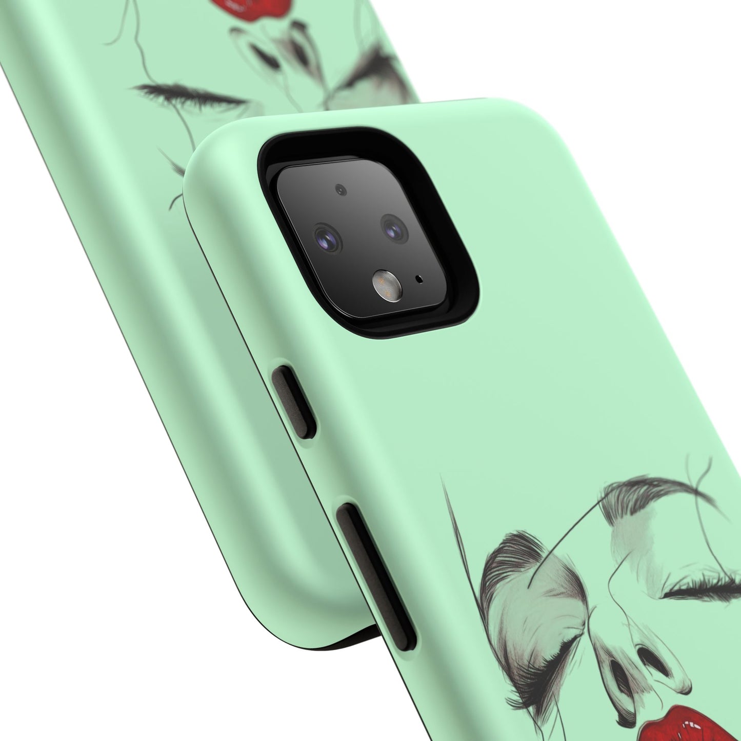 Stylish Phone Case, Artistic Phone Cover, Trendy Tech Accessory, Unique Cell Phone Protector, Gift for Her, Modern Aesthetic
