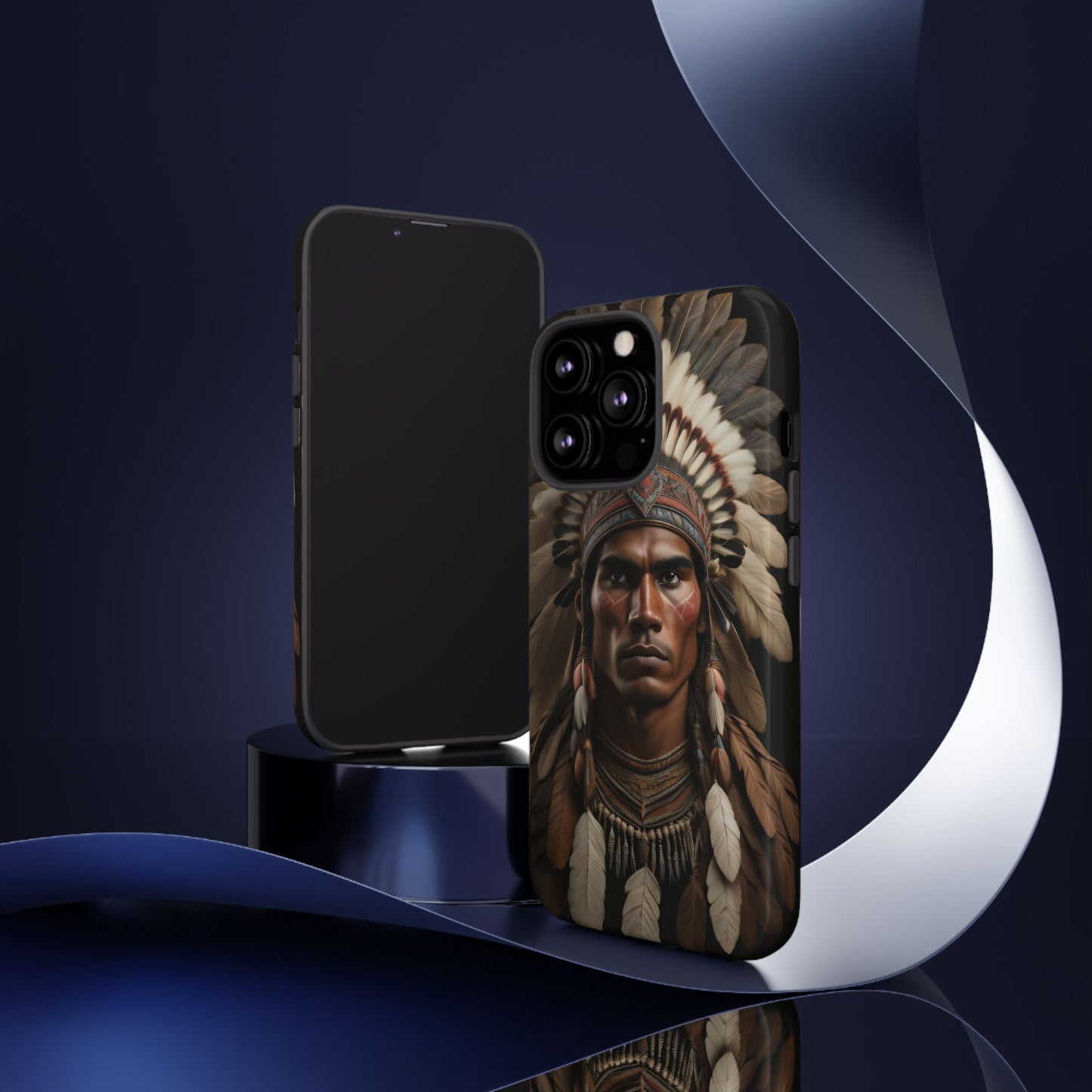 Native American Art Phone Case, Strong Culture Design, Unique Gift for Him or Her, Tough Cases, Customizable Protector, Tribal Style