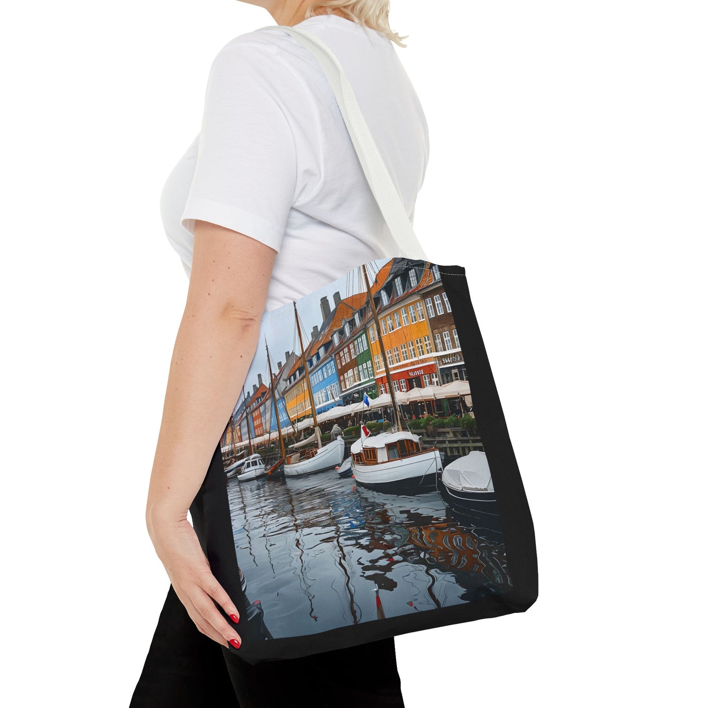 Charming Waterfront Tote Bag | Travel, Shopping,