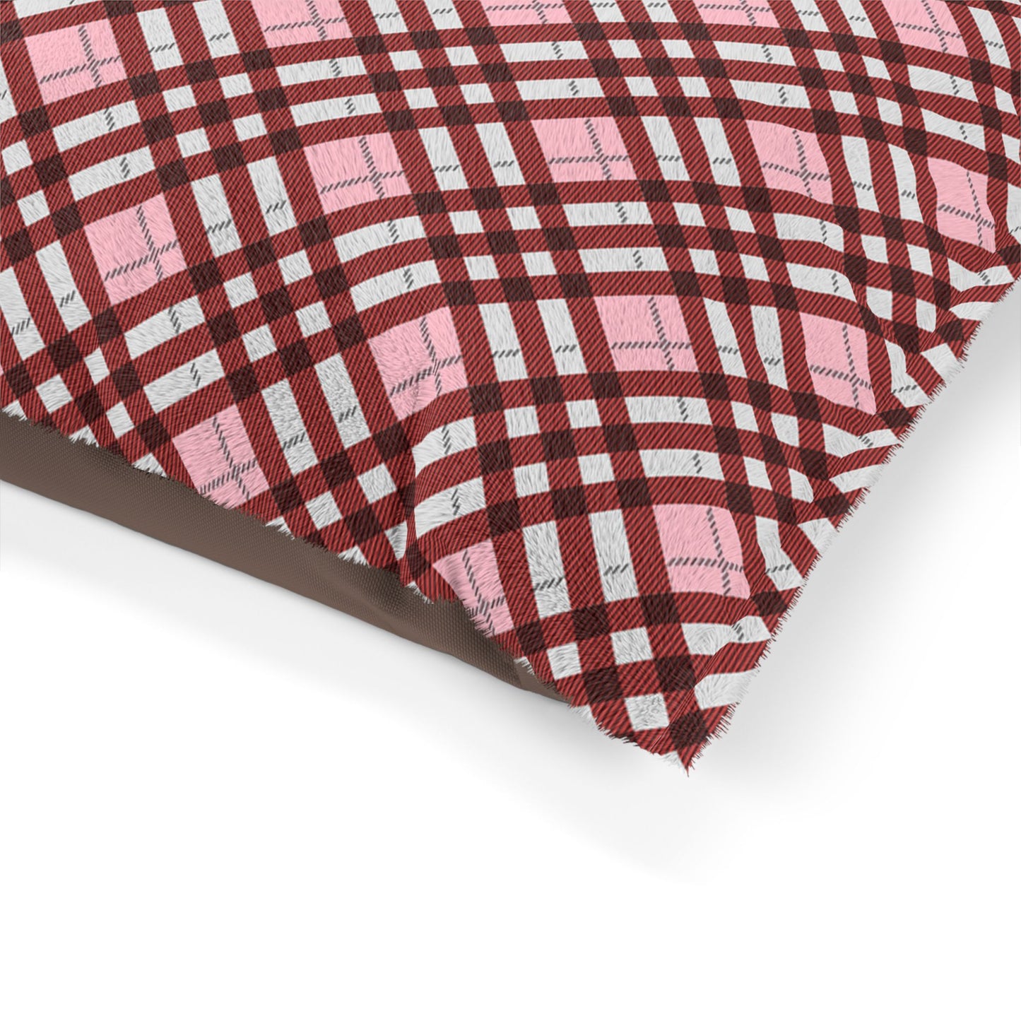 Comfort Plaid Pet Bed for Cozy Pups, Dog Bed, Cat Bed, Puppy Blanket, Pet Accessories, Holiday Gifts for Pet Lovers