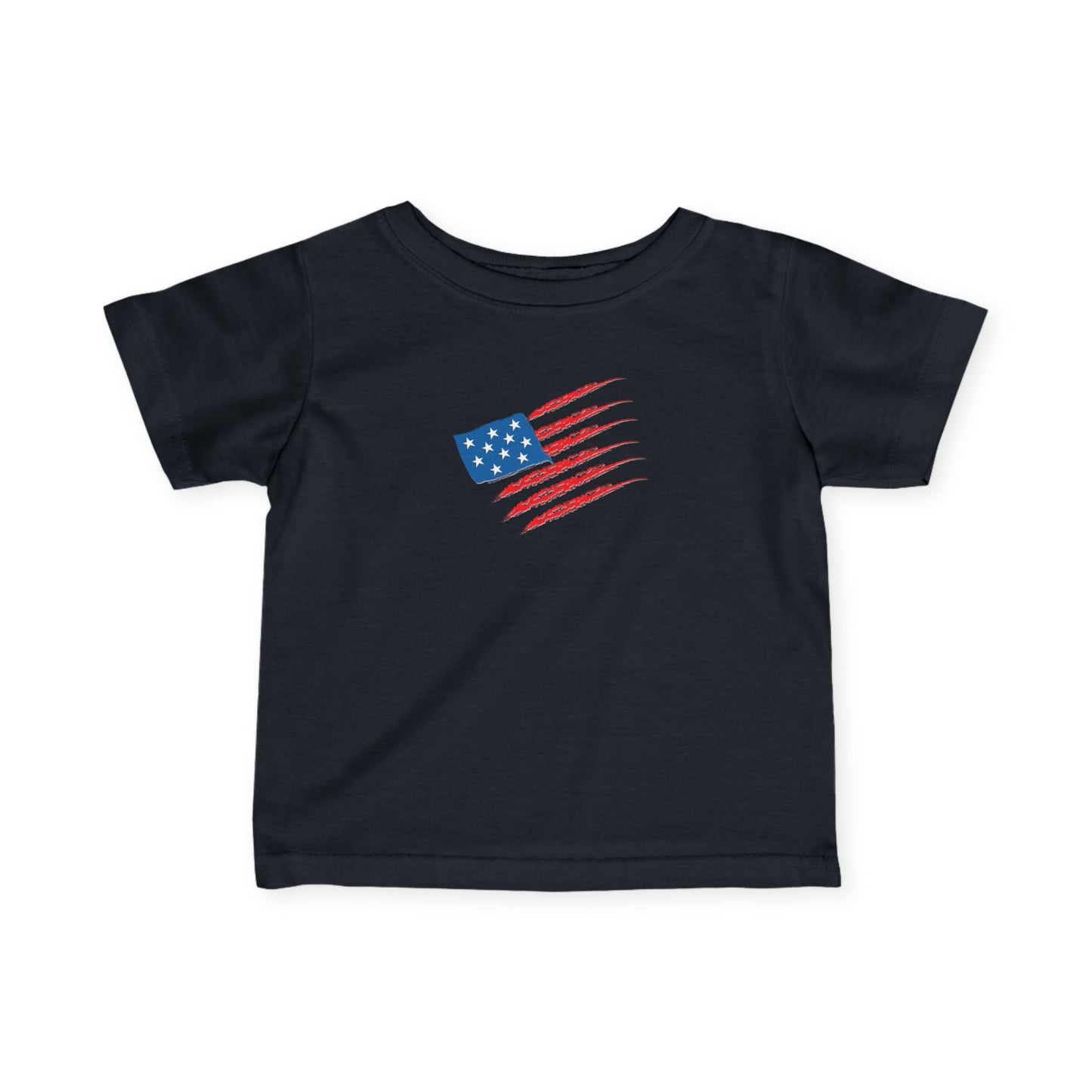 Patriotic Infant Tee - USA Flag Theme, Baby Clothes, Toddler Apparel, 4th of July Outfit, Cute Baby Gift