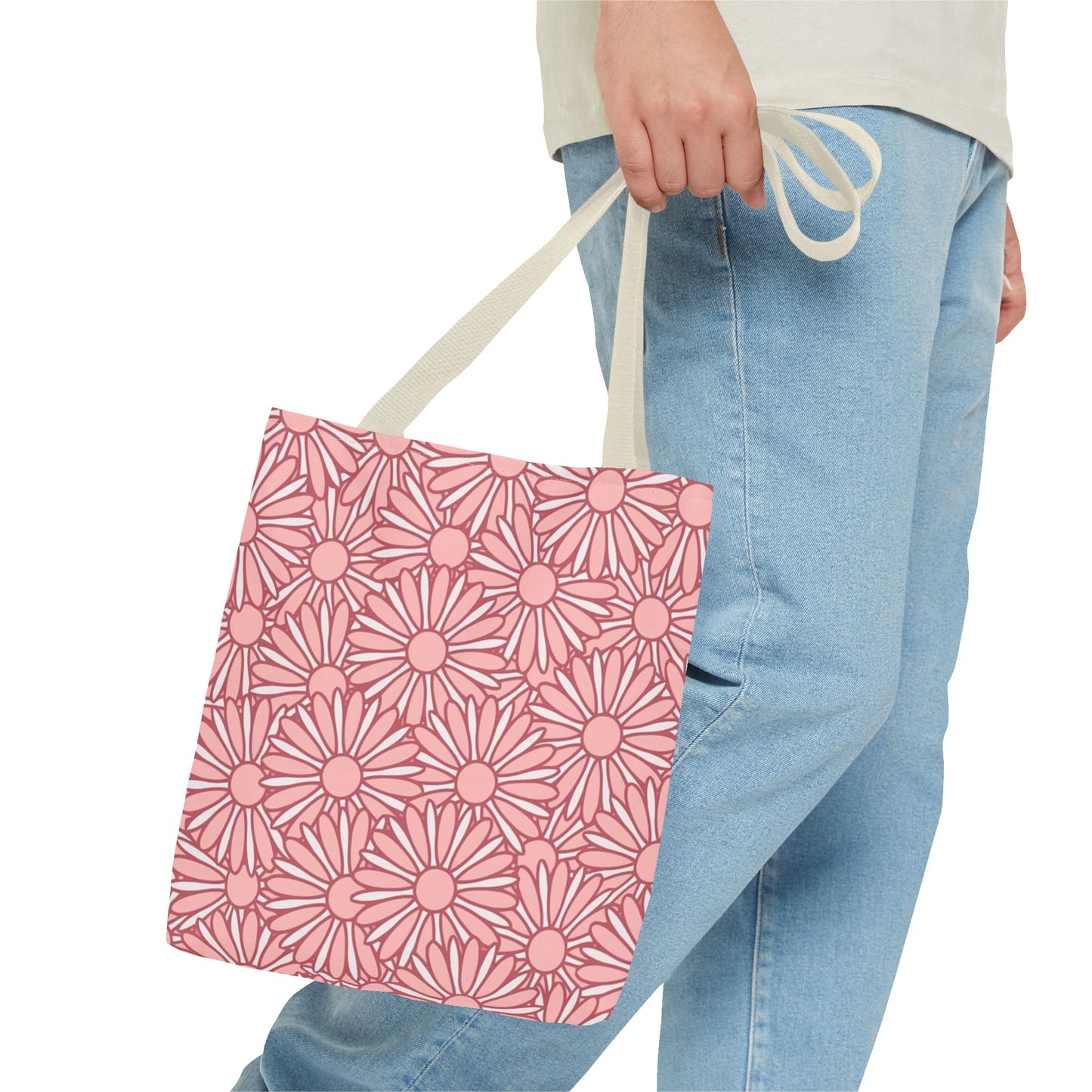 Charming Floral Tote Bag, Perfect for Spring, Eco-Friendly Shopping