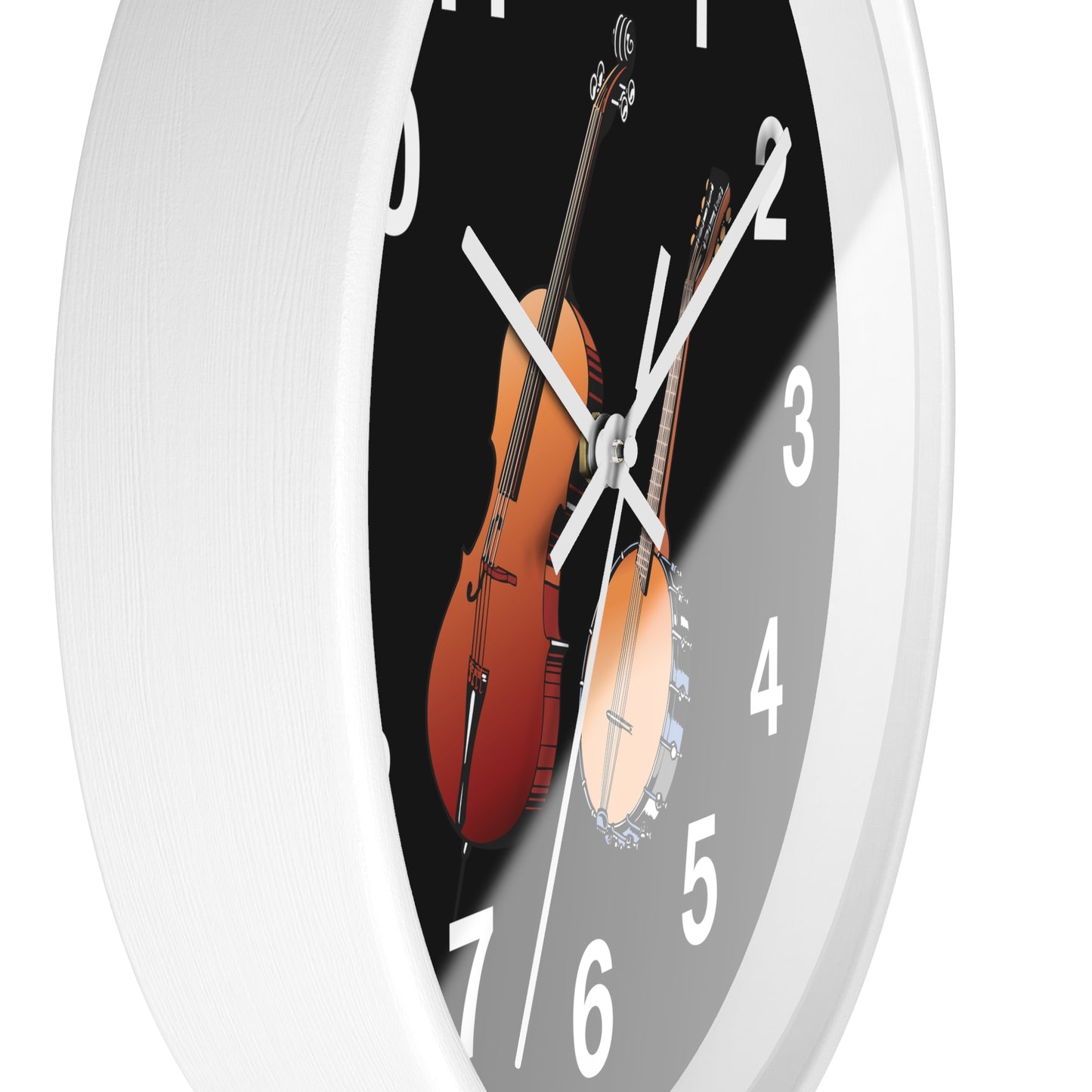 Musical Instruments Wall Clock – Perfect Gift for Musicians, Home Decor, Music Lovers, Great for Holidays and Music Rooms