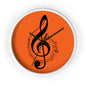 Musical Note Wall Clock | Perfect for Music Lovers, Home Decor, Gifts