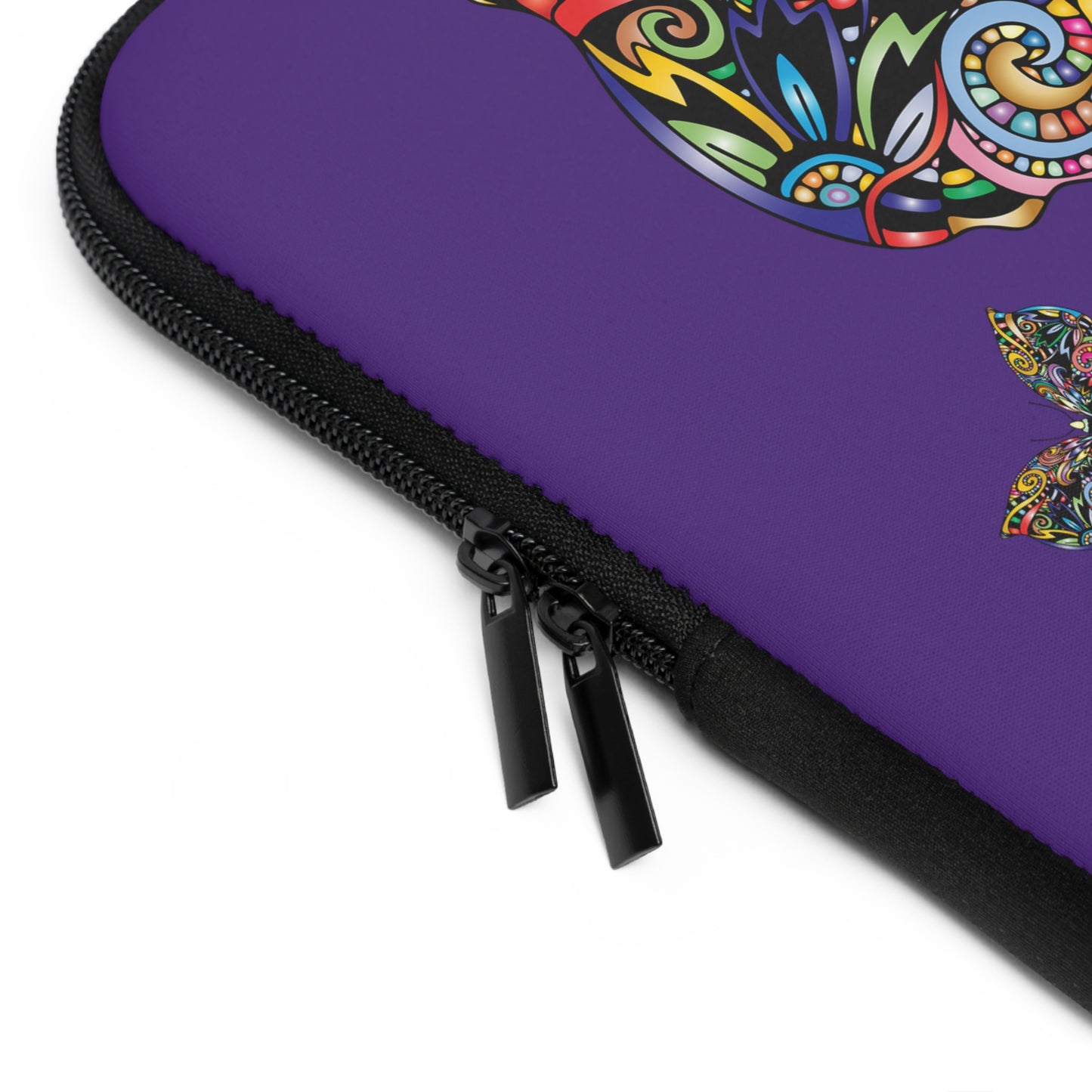 Vibrant Butterfly Laptop Sleeve, Colorful Computer Case, Stylish Tech Accessory, Gift for Students, Trendy Design for Professionals