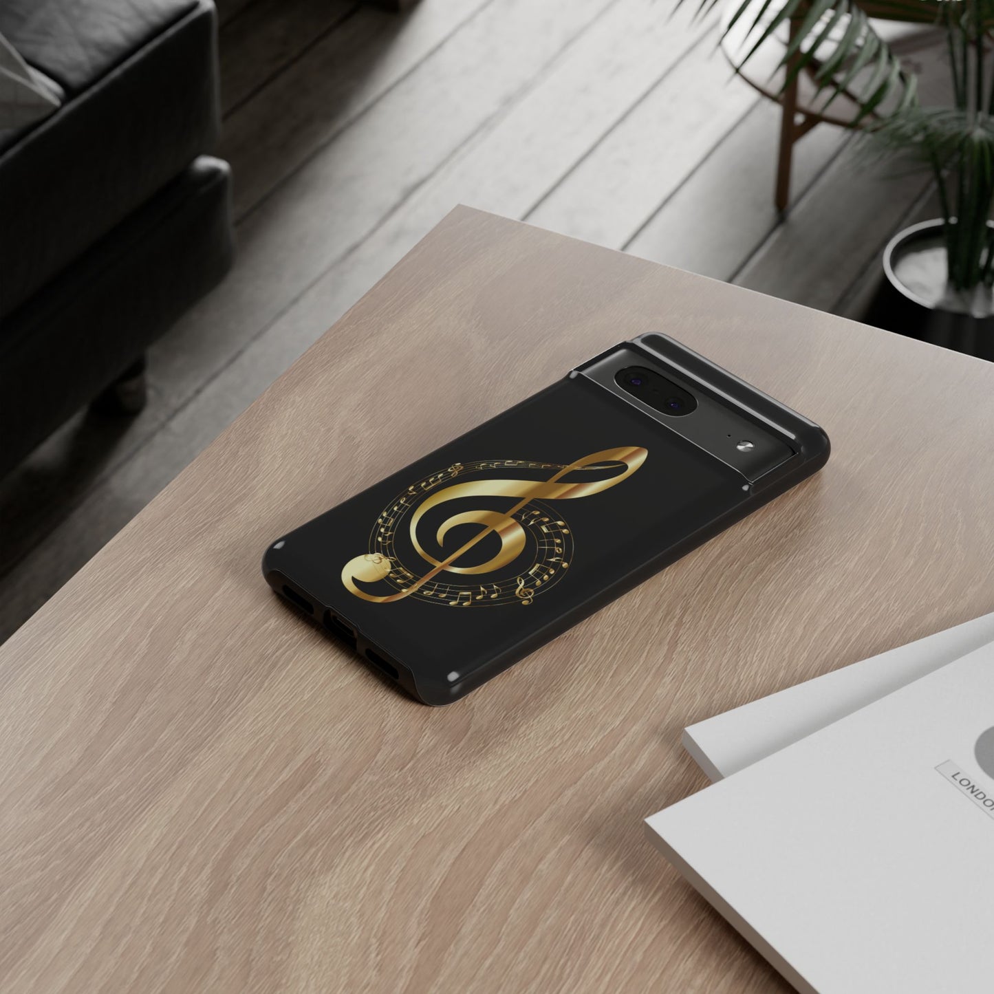 Tough Cases black gold musical Note