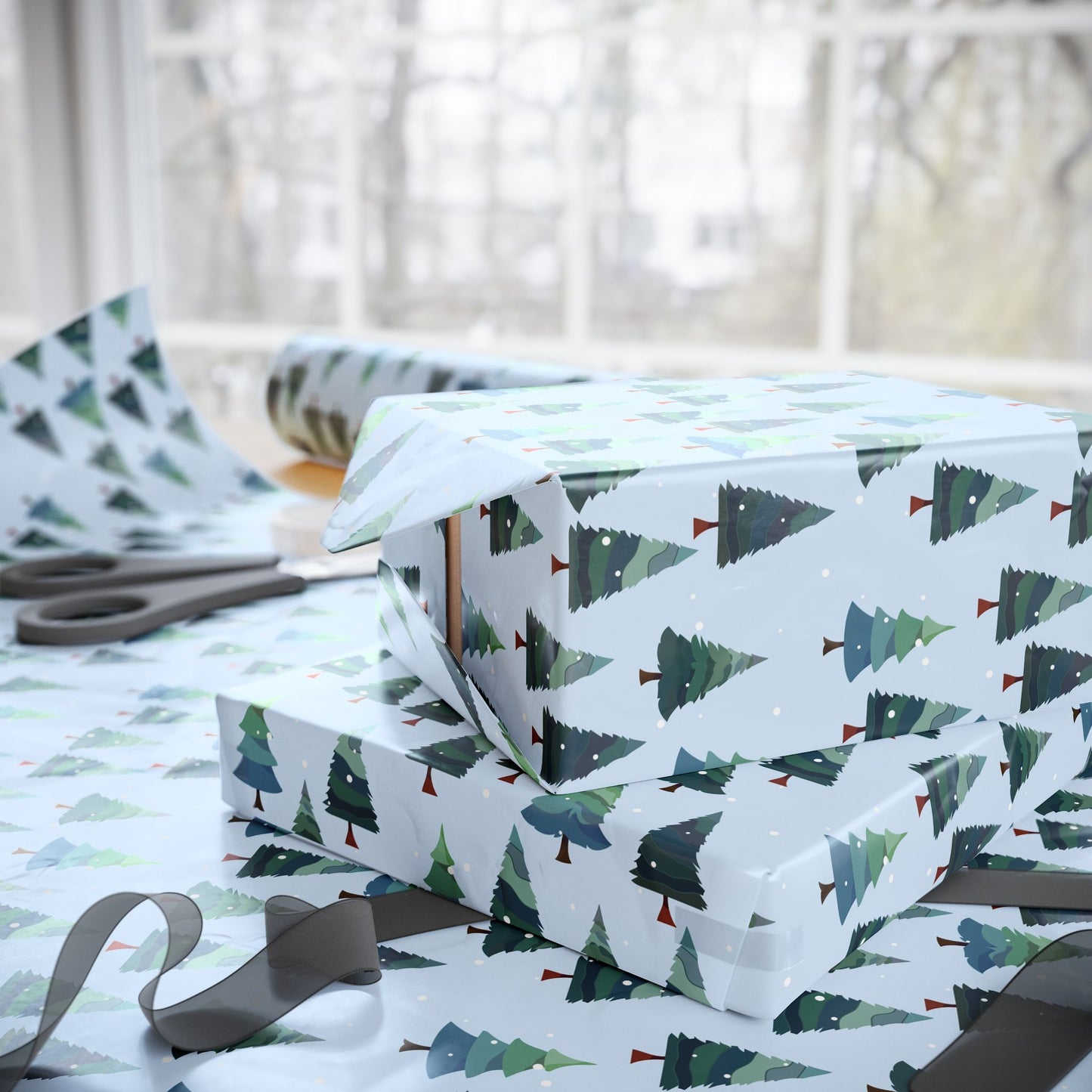 Charming Holiday Wrapping Paper | Festive Gift Wrap for Christmas, Birthdays, and Celebrations, Seasonal Paper